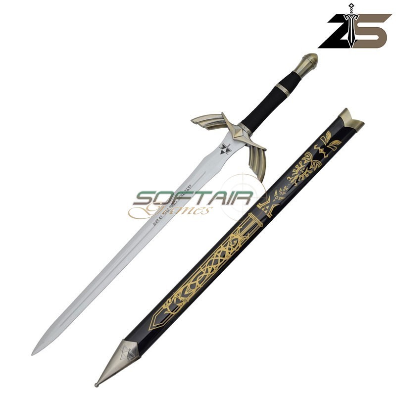 Ornamental Sword with Bamboo Blade Dark Link Sword ZSwords (zs585-2bkwd)