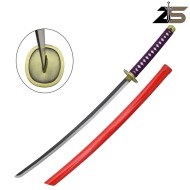 Ornamental Katana with Steel Blade Ryujin Jakka Sword ZSwords (zs512rd)