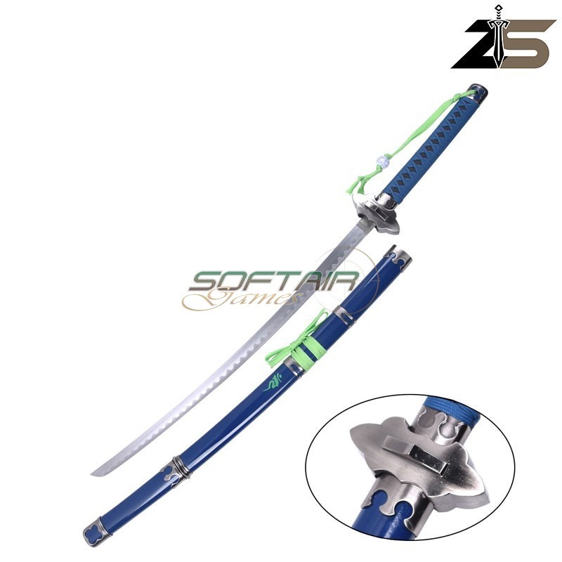Katana Ornamentale con lama in acciaio al carbonio Blue Exorcist ZSwords (zs9010)