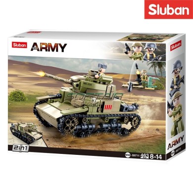 Carro Armato Italiano Medio 2in1 Sluban (M38-B0711)