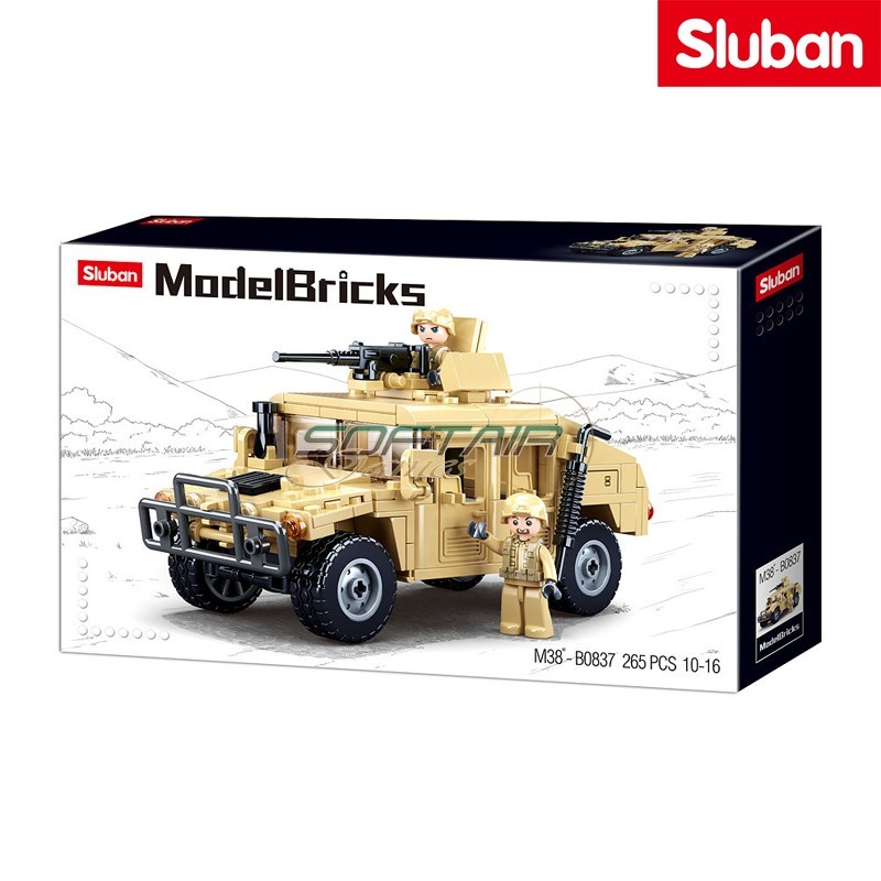 US Army Hummer HMMWV Sluban (M38-B0837)