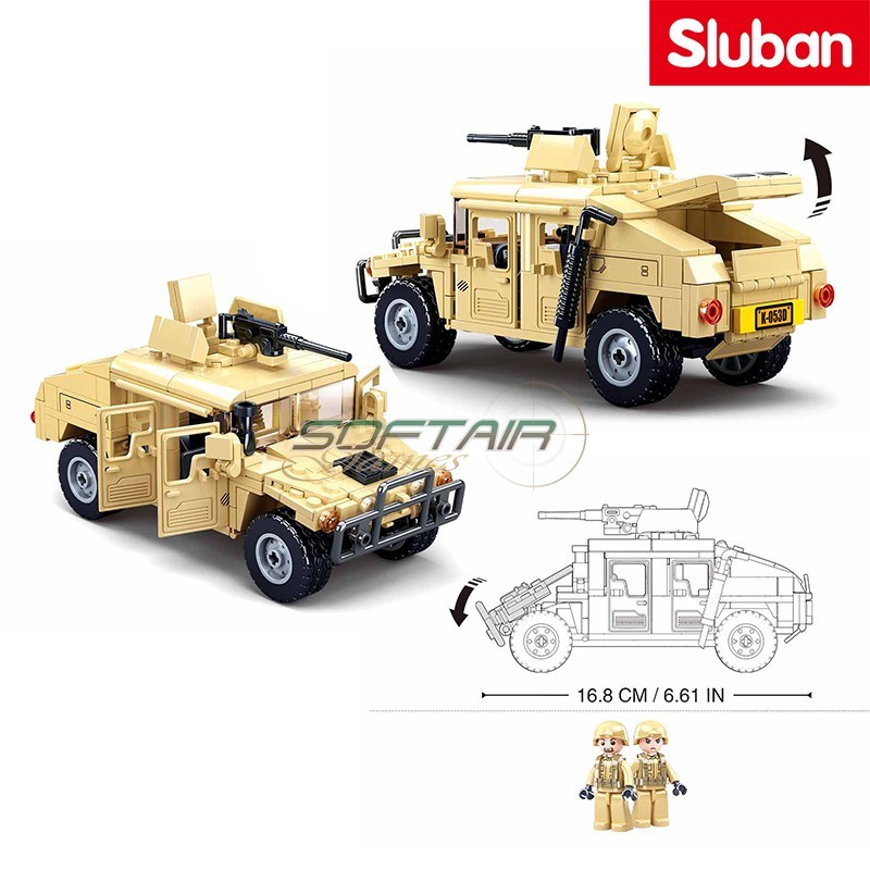 US Army Hummer HMMWV Sluban (M38-B0837)