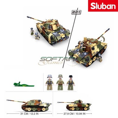 Carro Armato Tedesco 2in1 Sluban (M38-B0859)