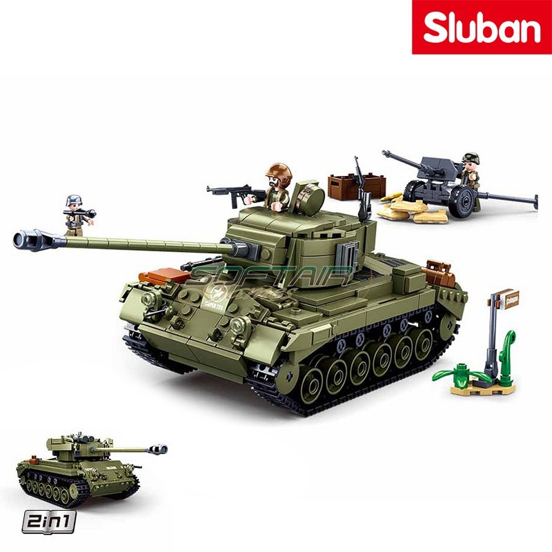 Carro Armato Americano M4 Sherman 2in1 Sluban (M38-B0860)