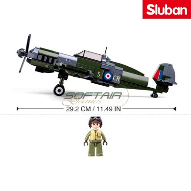 Caccia Supermarine Spitfire Inglese Sluban (M38-B0712)