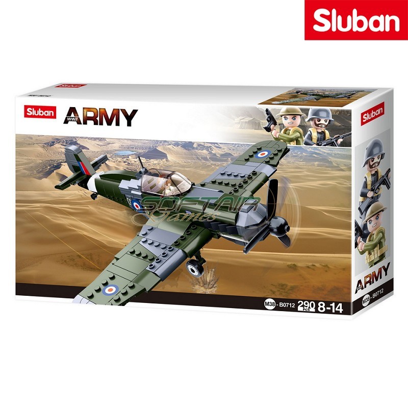 Caccia Supermarine Spitfire Inglese Sluban (M38-B0712)