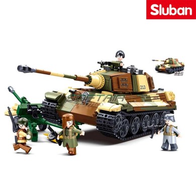 Carro Armato Tedesco 2in1 Battaglia di Budapest Sluban (M38-B0980)