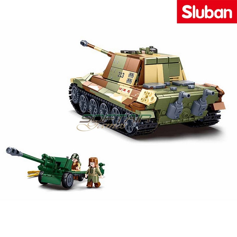Carro Armato Tedesco 2in1 Battaglia di Budapest Sluban (M38-B0980)
