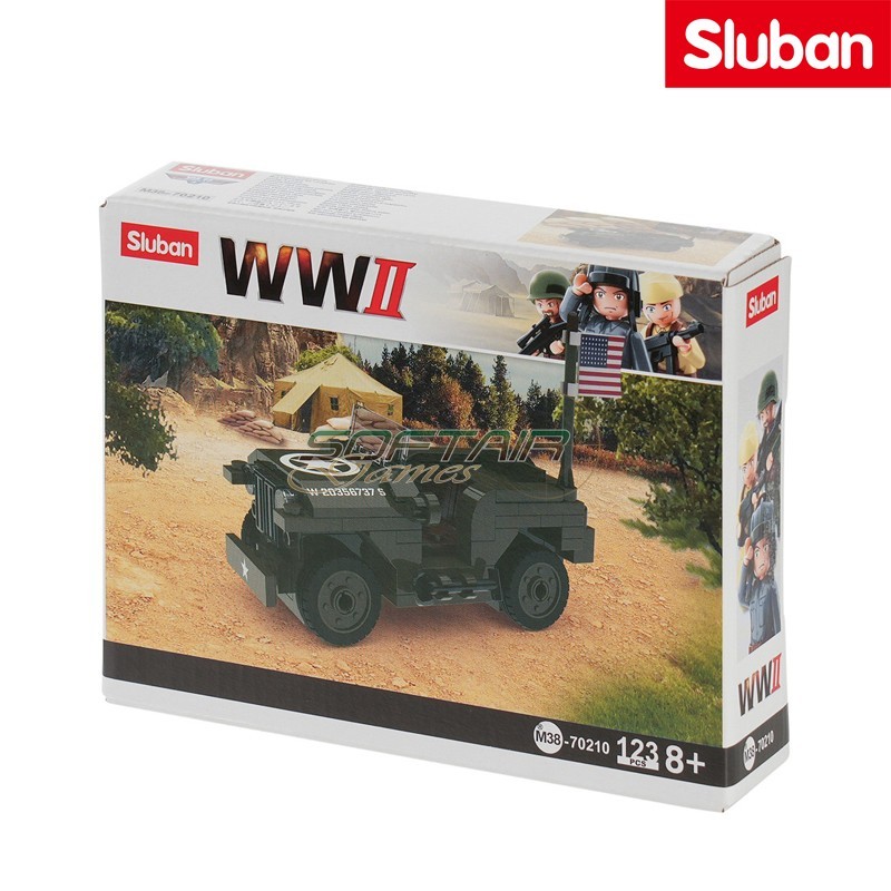 Jeep US Army WWII Sluban (M38-70210)