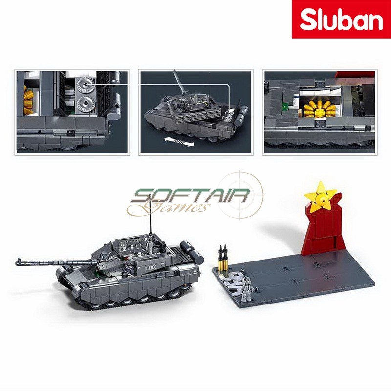 Carro Armato PLA ZTZ-99A Sluban (M38-B1234)