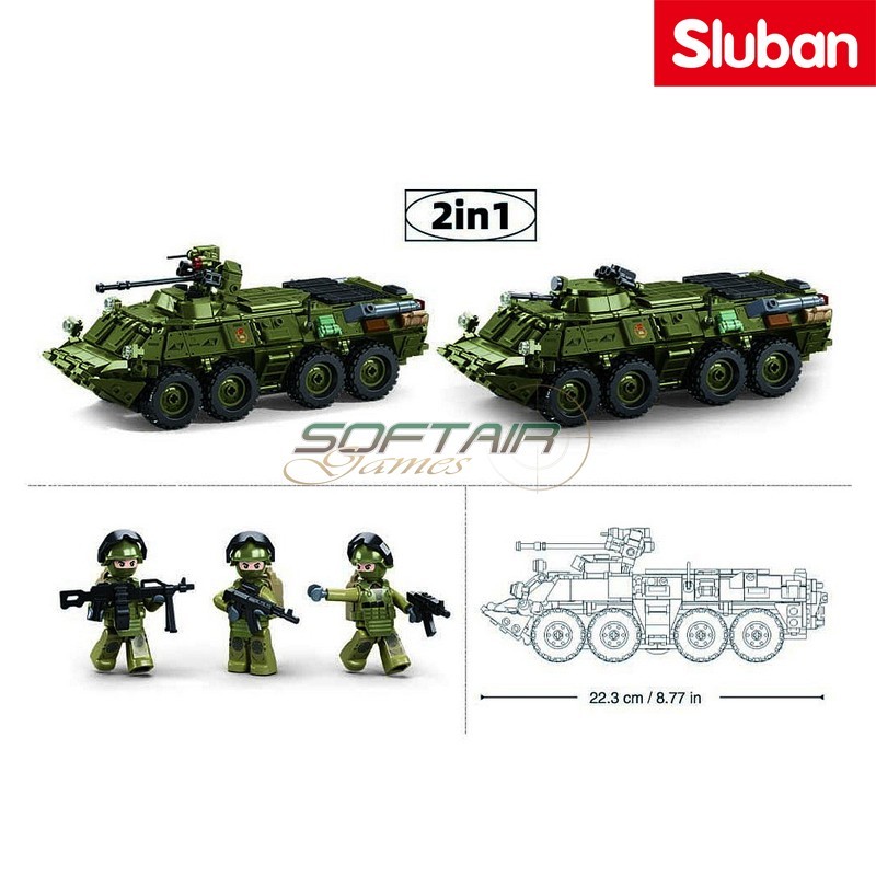 BTR-80A IFV amphibious armored vehicle Sluban (M38-B1251)