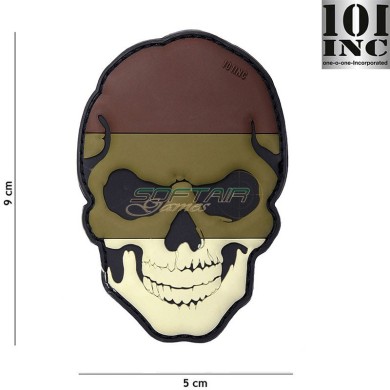 Patch 3d Pvc skull Germany camo 101 Inc (inc-14013)