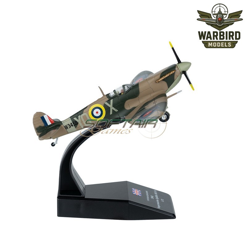 Modellino Supermarine Spitfire MK VB D-Day Scala 1:72 Pressofuso WARBIRD Models (412700)