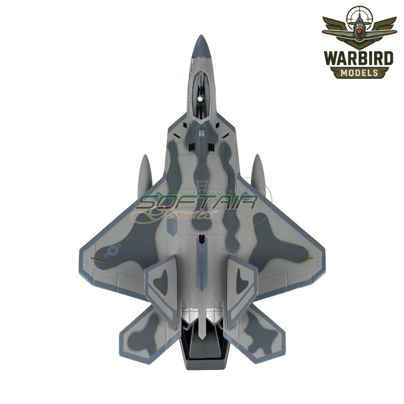 Modellino Model F-22 Raptor US Airforce Scala 1:100 Pressofuso WARBIRD Models (412704)