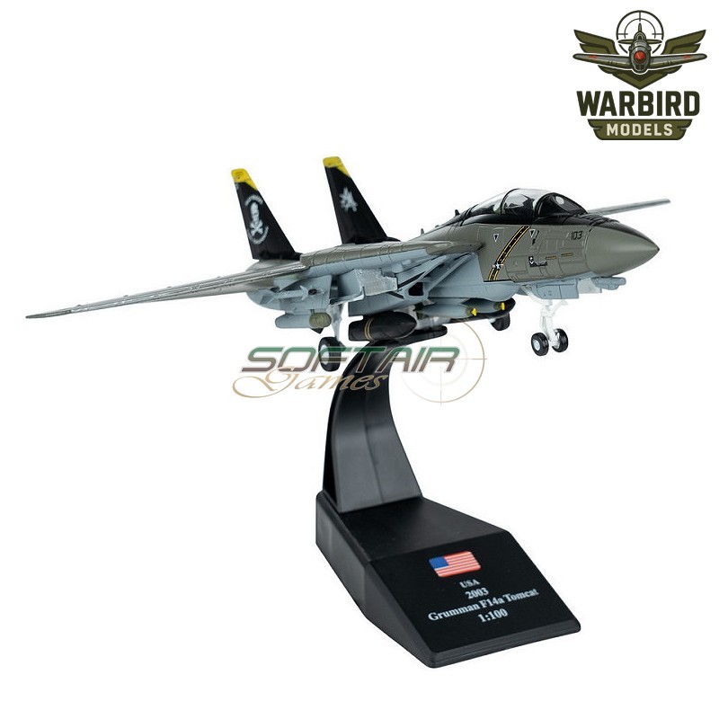Model F-14A Tomcat USA Scale 1:100 Die-cast WARBIRD Models (412706)