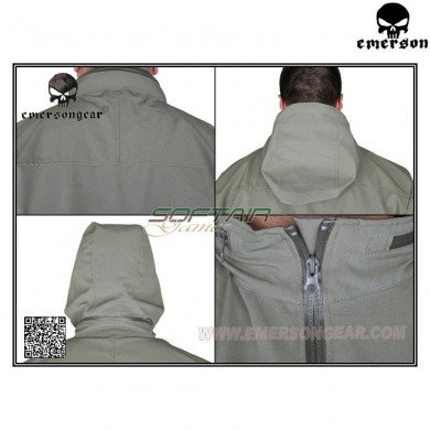 Light Tactical Soft Shell Jacket Foliage Green Emerson (em6873fg)