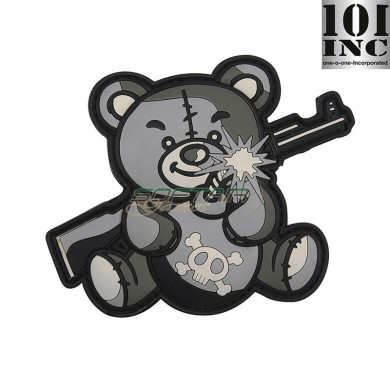 Patch 3d Pvc Deadly as hell Grey 101 Inc (inc-9014)