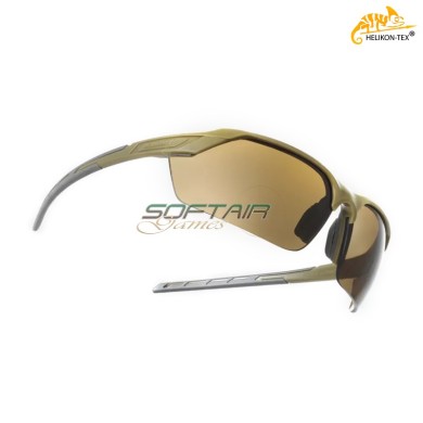 Occhiale TrinRay UV400 Cat.3 Adaptive Green / BROWN Helikon-Tex® (AG-TRB-PM-1230G)