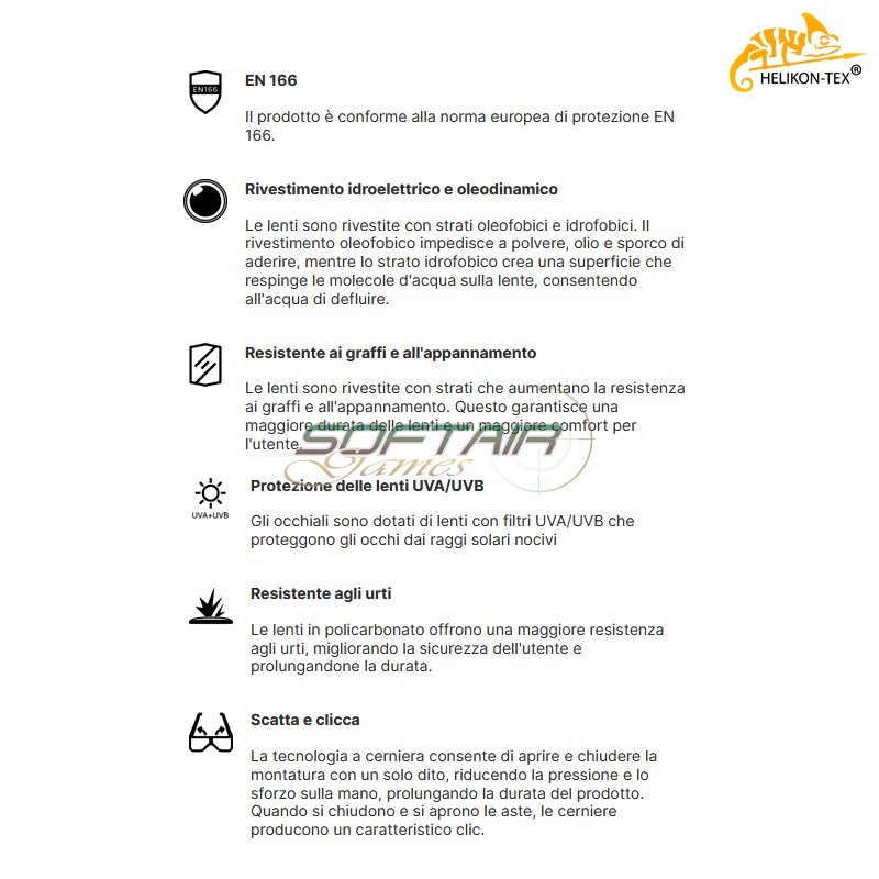 Occhiale LanRay Shooting PRO SET Helikon-Tex® (AG-LSP-PM)
