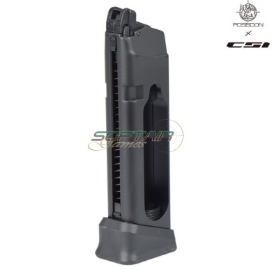 CARICATORE A CO2 24 COLPI PER SERIE ORION NERO POSEIDON (PPW-MGCO2)