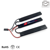 Batteria Lipo Connettore Mini TAMIYA 11.1v X 1500mah 40c/80c CQB Type Bluemax-power® (BMP-11.1X1500-CQB)