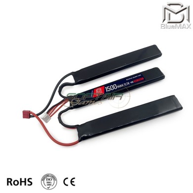 Batteria Lipo Connettore DEANS 11.1v X 1500mah 40c/80c CQB Type Bluemax-power® (BMP-11.1X1500-DS-CQB)