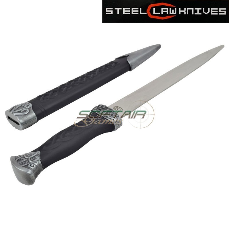 BLACK CELTIC ORNAMENTAL DAGGER SCK (ZS215)