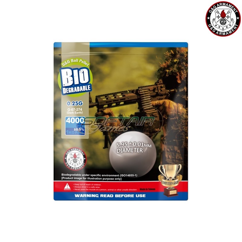 Pallini Bio Natural 0.25gr DARK EARTH G&G (gg-07274)