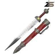 ORNAMENTAL ROMAN DAGGER Red Centurion ZSWORDS (P648W)