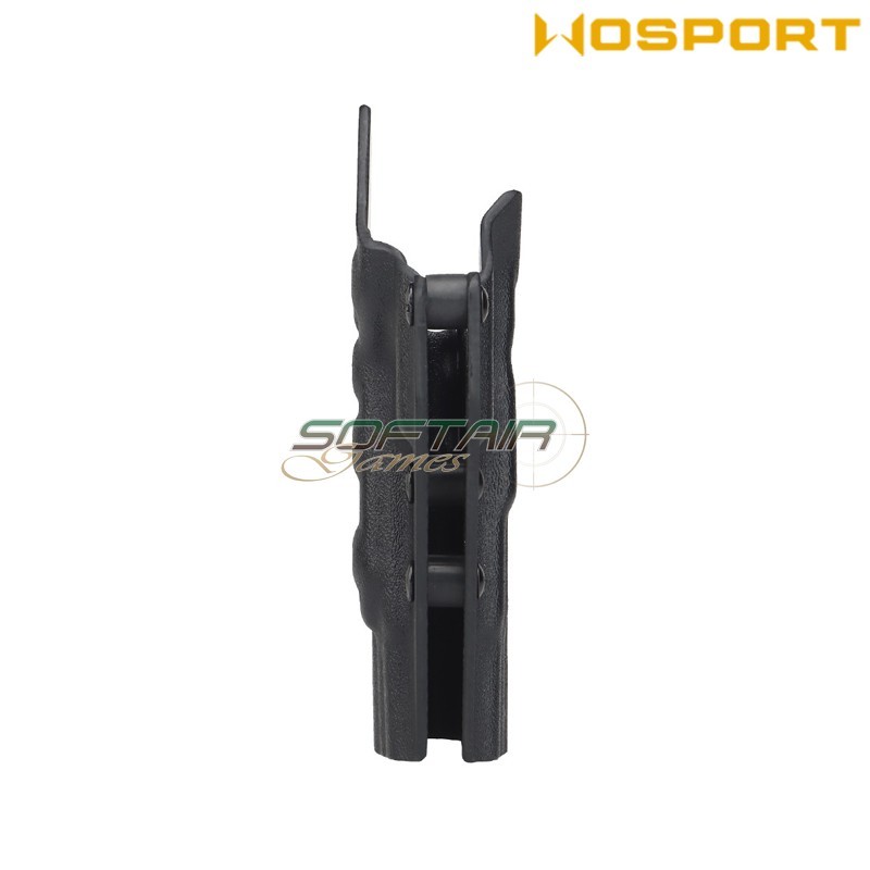 Holster Quick Pull BLACK U.S. KYDEX for Glock 43 WoSport (wo-gb08b)
