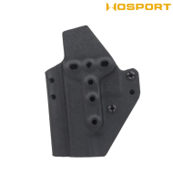 Holster quick pull BLACK U.S. KYDEX for glock 48 WoSport (wo-gbk11b)