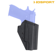Holster quick pull BLACK U.S. KYDEX for 1911 WoSport (wo-gbk14b)