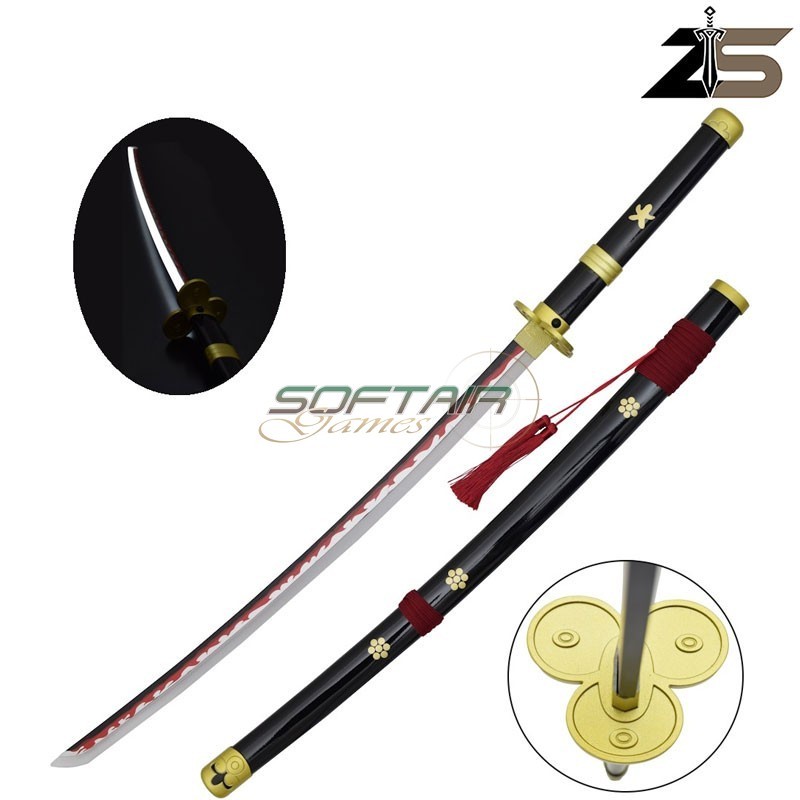 ORNAMENTAL KATANA with LED Lighting Enma of Zoro ZSWORDS (ZS661BKGD)