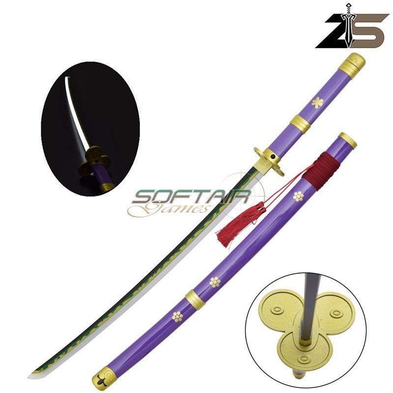 KATANA ORNAMENTALE con Illuminazione LED Enma Verde di Zoro ZSWORDS (ZS661VGD)