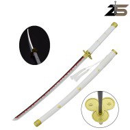 ORNAMENTAL KATANA with LED Lighting Enma White of Zoro ZSWORDS (ZS661WGD)