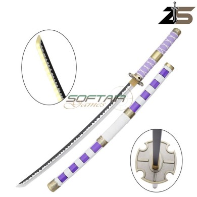 KATANA ORNAMENTALE con Illuminazione LED in Bamboo Nidai Kitetsu di Luffy ZSWORDS (ZS664-2GDWD-LS)