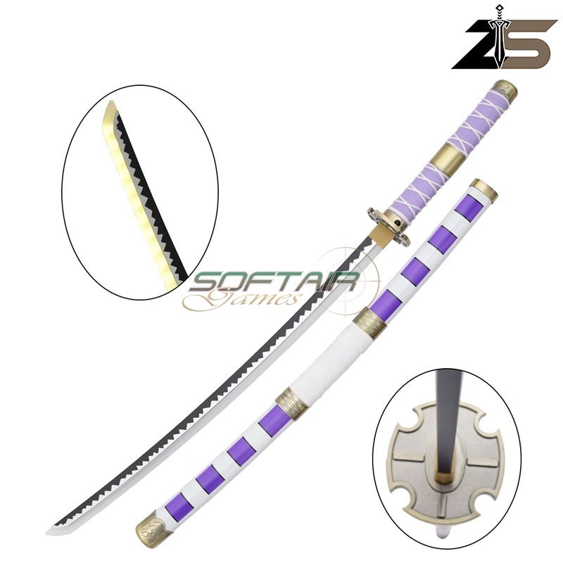 ORNAMENTAL KATANA with LED Lighting in Bamboo Nidai Kitetsu of Luffy ZSWORDS (ZS664-2GDWD-LS)