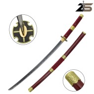 KATANA ORNAMENTALE Fatta a Mano Sandai Kitetsu di Zoro ZSWORDS (ZS513-D5)