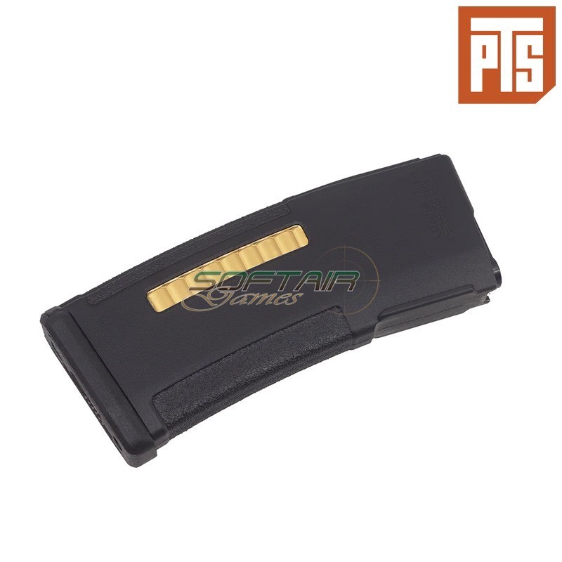 Set 3 Mid-caps Magazines EPM M4 ERG/KWA/KSC 30/120 Black PTS® (PT158450807)