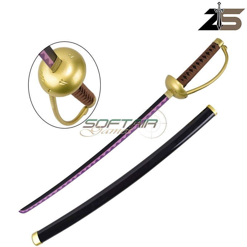 SPADA ORNAMENTALE Ace del Re dei Pirati Gol D. Roger Versione Legno ZSWORDS (ZS683-2)