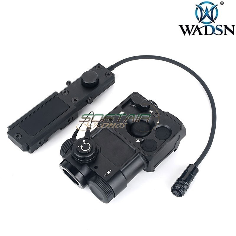 Perst-4 style peq aiming device red/ir laser black (wd06022-b)
