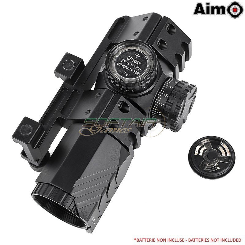 Compact Scope 3X Zoom 25 mm Lens Black AIM-O (AO3068-B)