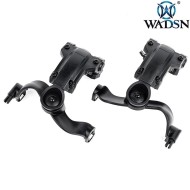 Helmet ARC/M-LOK Adapter for EARMOR® Headsets Black WADSN (WZ218-B)