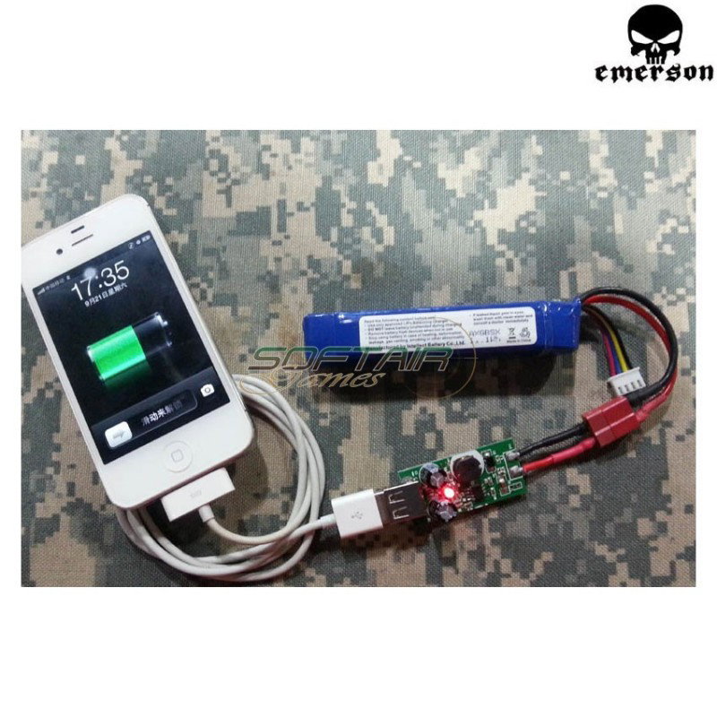 Mini Usb Lipo Transform Charger Emerson (em8414)