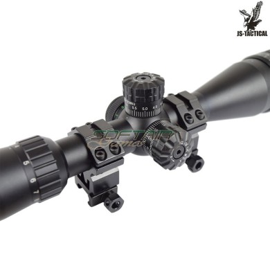 Illuminated Scope Zoom 4X-16X 44 mm Lens Black JS-TACTICAL (JS-4-16X44AOYU)