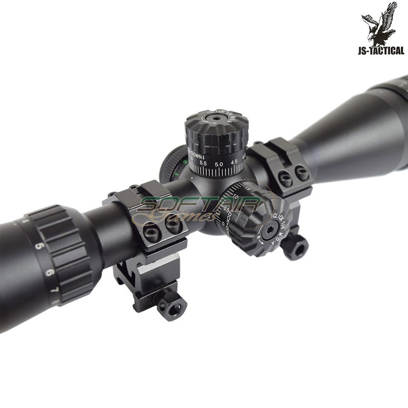 Illuminated Scope Zoom 4X-16X 44 mm Lens Black JS-TACTICAL (JS-4-16X44AOYU)
