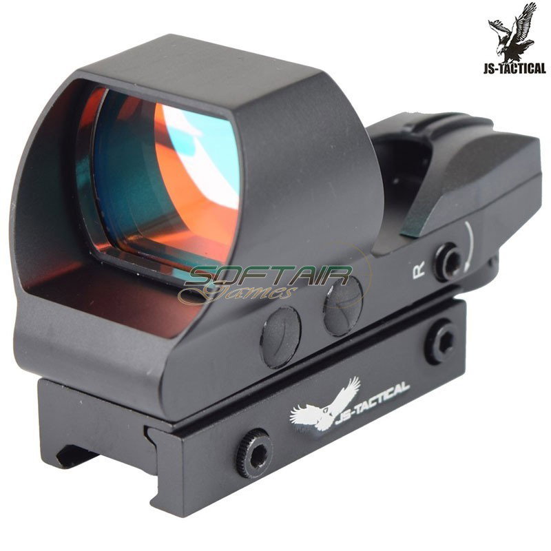 Red Dot Multi-Reticolo Nero JS-TACTICAL (JS-HD119)