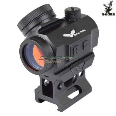 Red Dot Sight con Rialzo 1" e Batteria Integrata Nero JS-TACTICAL (JS-M1KC)