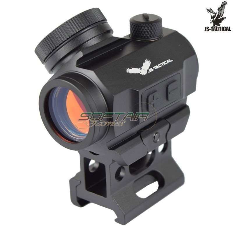 Red Dot Sight con Rialzo 1" e Batteria Integrata Nero JS-TACTICAL (JS-M1KC)