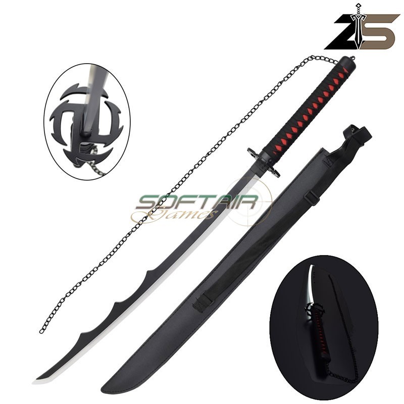 Bankai Tensa Zangetsu LED Ornamental Katana ZSWORDS (ZS542GD)